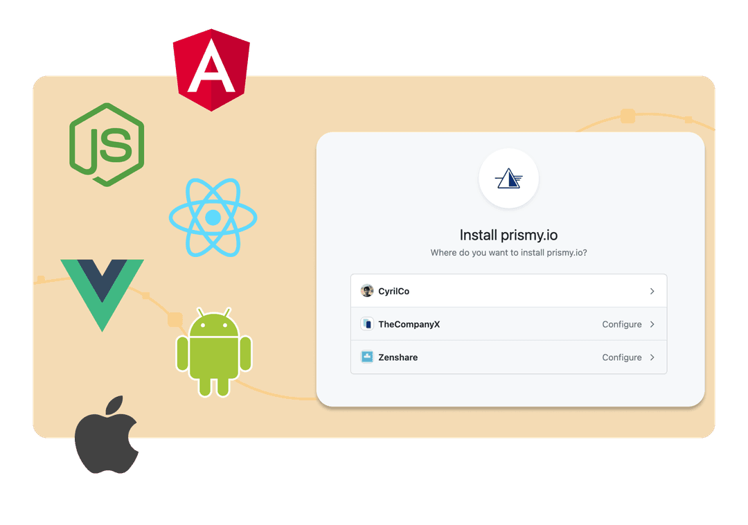 Set up in minutes. Your translation files stay in GitHub.